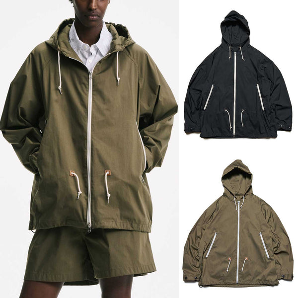 SOPHNET. 25A/W LIGHT POPLIN ZIP-UP HOODIE [ SPNT-252061 ] cotwo