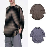 SOPHNET. 26A/W BORDER RAGLAN 3/4 SLEEVE WIDE TEE [ SPNT-262078 ] cotwo