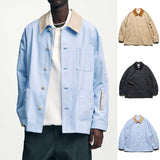 SOPHNET. 26S/S LEATHER COLLAR COVERALL [ SPNT-260012 ]