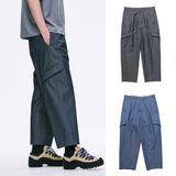 SOPHNET. 26A/W DENIM SIDE POCKET TAPERED CROPPED SLACKS [ SPNT-262010 ] cotwo