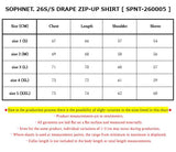 SOPHNET. 26S/S DRAPE ZIP-UP SHIRT [ SPNT-260005 ]