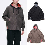 SOPHNET. 26A/W LINEN WOOL HOODED SHIRT [ SPNT-262037 ] cotwo