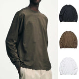 SOPHNET. 26S/S LUSTER COTTON ESSENTIAL L/S TEE [ SPNT-260043 ] cotwo