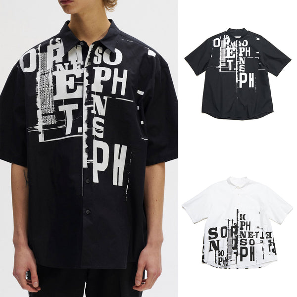 SOPHNET. 25S/S SIMON TAYLOR: BROKEN BEAUTY S/S SHIRT [ SOPH-250067 ] cotwo