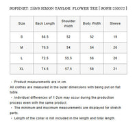 SOPHNET. 25S/S SIMON TAYLOR: FLOWER TEE [ SOPH-250072 ]