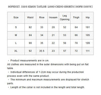 SOPHNET. 25S/S SIMON TAYLOR: LOGO CHINO SHORTS [ SOPH-250076 ]