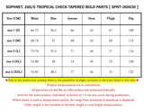 SOPHNET. 26S/S TROPICAL CHECK TAPERED BOLD PANTS [ SPNT-260030 ]