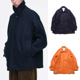 SOPHNET. 26A/W WOOL MELTON SHORT OVERCOAT [ SPNT-262012 ] cotwo