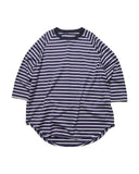 SOPHNET. 26A/W BORDER RAGLAN 3/4 SLEEVE WIDE TEE [ SPNT-262078 ]
