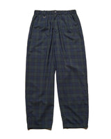 SOPHNET. 26S/S TROPICAL CHECK TAPERED BOLD PANTS [ SPNT-260030