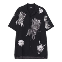 WILDSIDE YOHJI YAMAMOTO x Ryu Ga Gotoku Studio All-over Print Short Sleeve Shirt