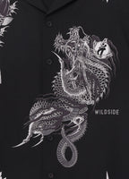 WILDSIDE YOHJI YAMAMOTO x Ryu Ga Gotoku Studio All-over Print Short Sleeve Shirt