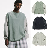 SOPHNET. 25A/W FABRIC-MIX L/S TOP [ SPNT-252022 ]