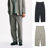 SOPHNET. 25A/W WASHER WOOL RELAX-FIT TUCK SLACKS [ SPNT-252026 ] cotwo