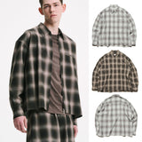 SOPHNET. 25A/W HIGH-TWIST OMBRE CHECK ZIP BLOUSON [ SPNT-252030 ]