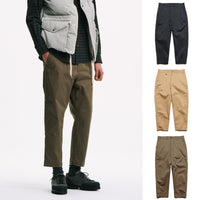 SOPHNET. 25A/W COTTON STRETCH TWILL TAPERED CROPPED PANTS [ SPNT-252059 ] cotwo