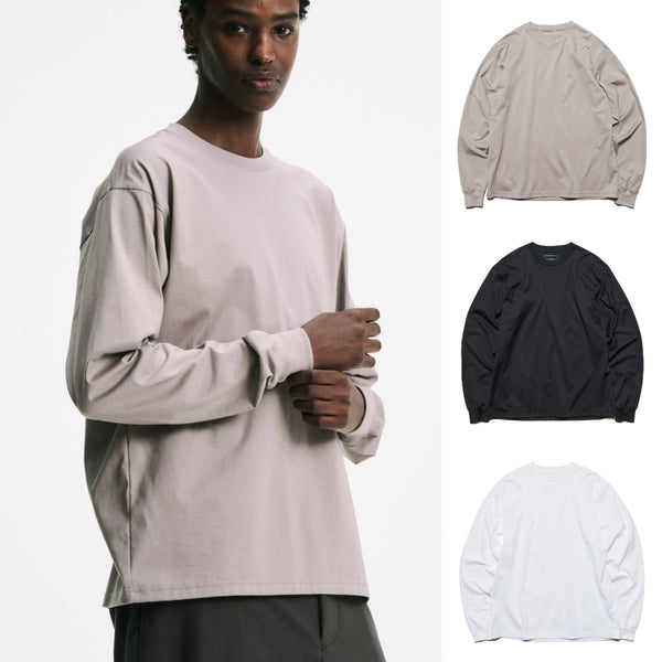 SOPHNET. 25A/W LUSTER COTTON ESSENTIAL L/S TEE [ SPNT-252066 ]