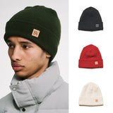 SOPHNET. 25A/W LEATHER PATCH KNIT CAP [ SPNT-252084 ] cotwo