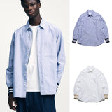 SOPHNET. 26S/S RIBBED REGULAR COLLAR SHIRT [ SPNT-260003 ] cotwo