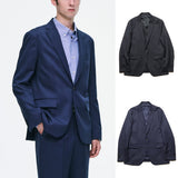 SOPHNET. 26A/W WOOL GABARDINE STANDARD 2-BUTTON JACKET [ SPNT-262023 ] cotwo