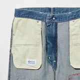 KUON Sashiko Mended Denim Trousers