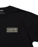 GOD SELECTION XXX x roarguns TRIPLE GUNS EMBLEM LAYERED T-SHIRT
