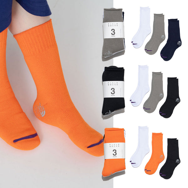 THE NORTH FACE PURPLE LABEL Pack Field Socks 3P [ NN8308N ] cotwo