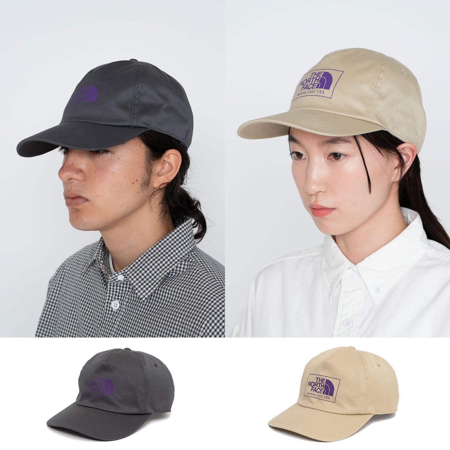 North face purple label cap on sale