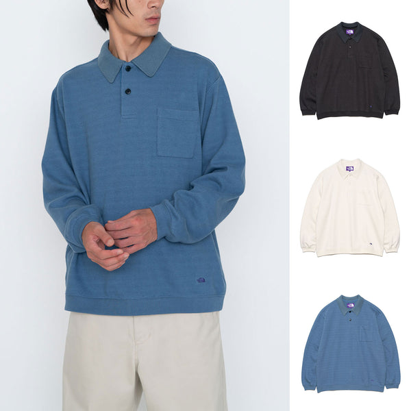 THE NORTH FACE PURPLE LABEL Field Long Sleeve Pocket Polo [ NT3403N ] cotwo