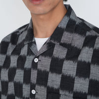 THE NORTH FACE PURPLE LABEL Open Collar Checkerboard Field S/S Shirt [ NT3418N ]