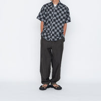 THE NORTH FACE PURPLE LABEL Open Collar Checkerboard Field S/S Shirt [ NT3418N ]