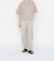 THE NORTH FACE PURPLE LABEL Open Collar Checkerboard Field S/S Shirt [ NT3418N ]