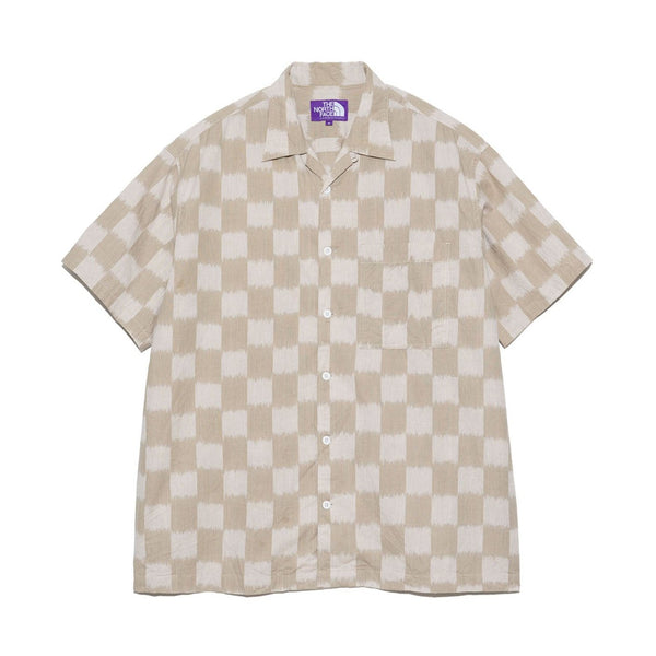 THE NORTH FACE PURPLE LABEL Open Collar Checkerboard Field S/S Shirt [ NT3418N ] cotwo