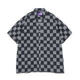THE NORTH FACE PURPLE LABEL Open Collar Checkerboard Field S/S Shirt [ NT3418N ] cotwo