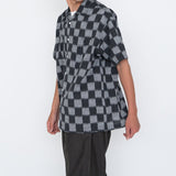 THE NORTH FACE PURPLE LABEL Open Collar Checkerboard Field S/S Shirt [ NT3418N ] 009