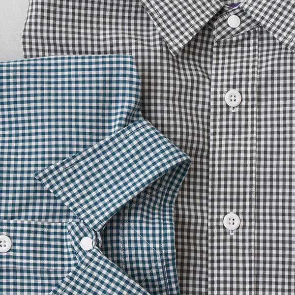 THE NORTH FACE PURPLE LABEL Regular Collar Gingham Field Shirt [ NT3433N ]