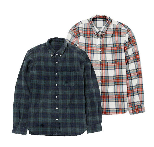 the POOL aoyama FLANNEL SHIRTS