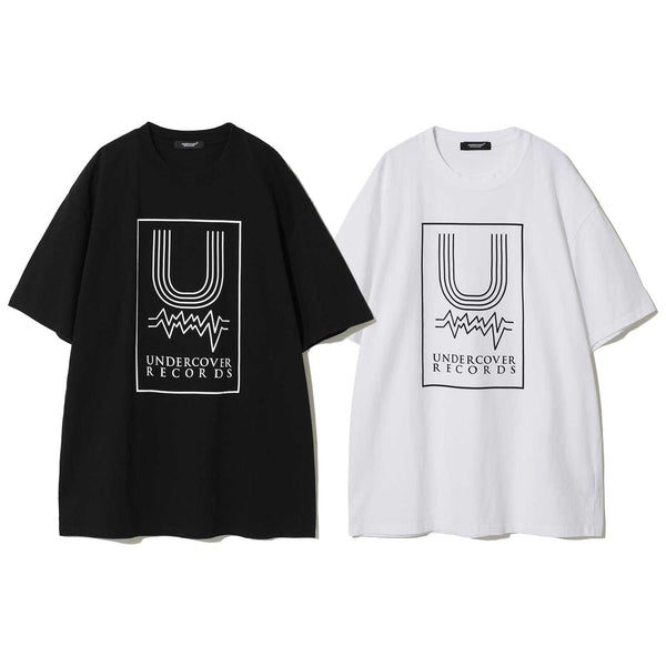 UNDERCOVER BASIC RECORDS TEE [ UC2C9805-3 ] [ Man ] cotwo