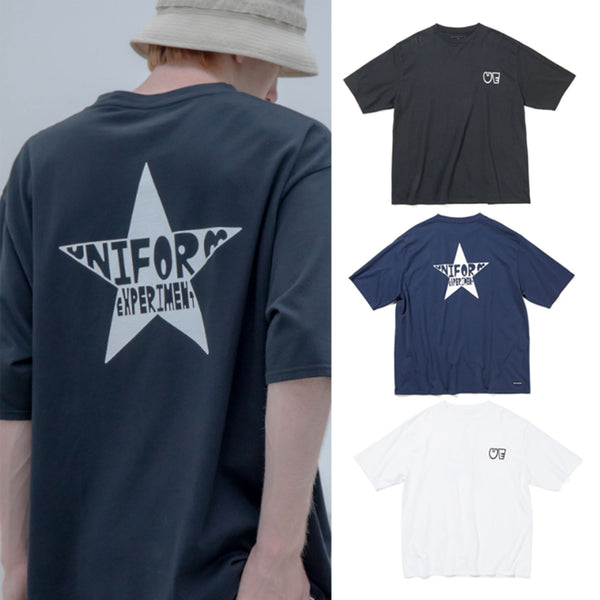 uniform experiment 24S/S STAR BAGGY TEE [ UE-240017 ] cotwo