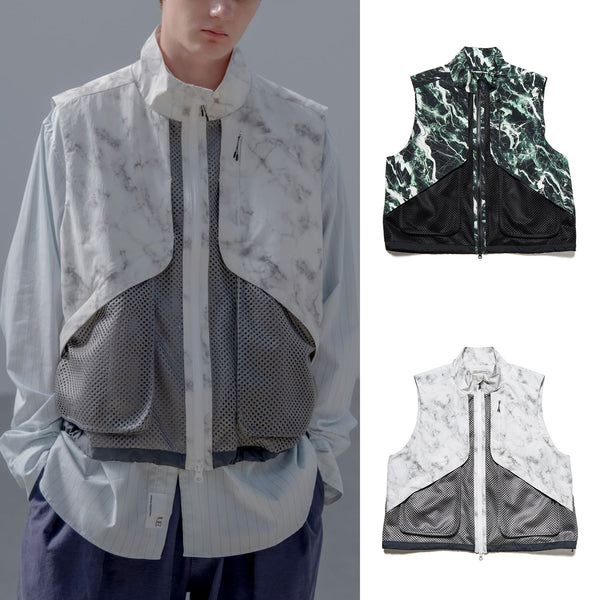 uniform experiment 25S/S MARBLE TECH VEST [ UE-250001 ] cotwo