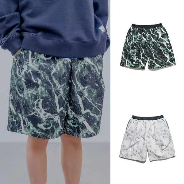 uniform experiment 25S/S MARBLE TECH SHORTS [ UE-250002 ] cotwo