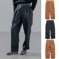 uniform experiment 25A/W BRUSHED LINEN CUT-OFF PANTS [ UE-252004 ] cotwo