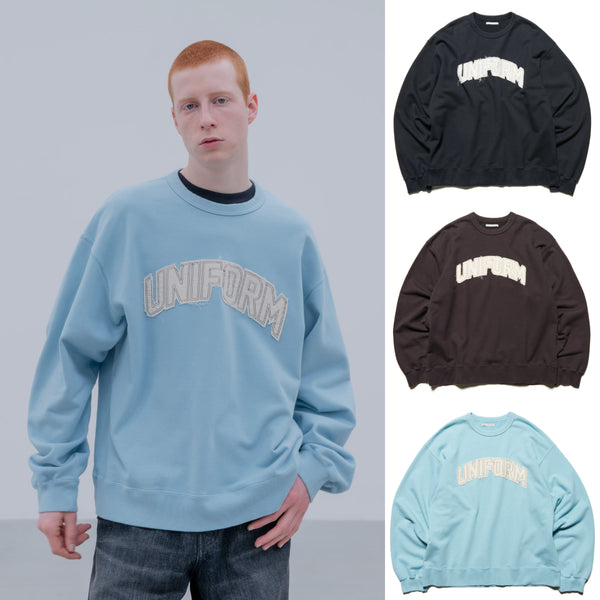 uniform experiment 25A/W CUT-OUT LOGO SWEATSHIRT [ UE-252018 ] cotwo