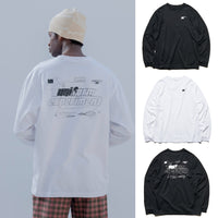 uniform experiment 25A/W IN-PROCESS PRINT L/S TEE [UE-252022 ] cotwo