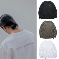uniform experiment 25A/W LOGO-DRAFT L/S TEE [ UE-252025 ] cotwo