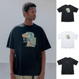 uniform experiment 25A/W ASGER JORN: LANDSCAPE TEE [ UE-252031 ] cotwo