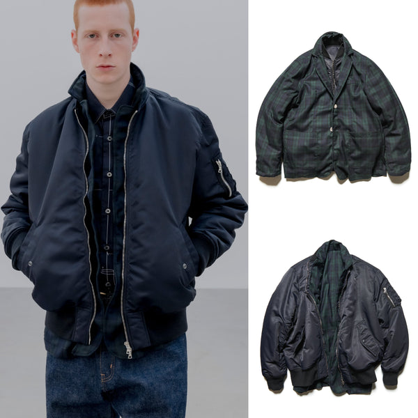 uniform experiment 25A/W REVERSIBLE MA-1 [ UE-252038 ] cotwo