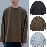 uniform experiment 25A/W SILKY MILLED WOOL LOOSE L/S TEE [ UE-252043 ] cotwo