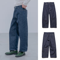 uniform experiment 25A/W RIGID DENIM WIDE-FIT JEANS [ UE-252052 ]