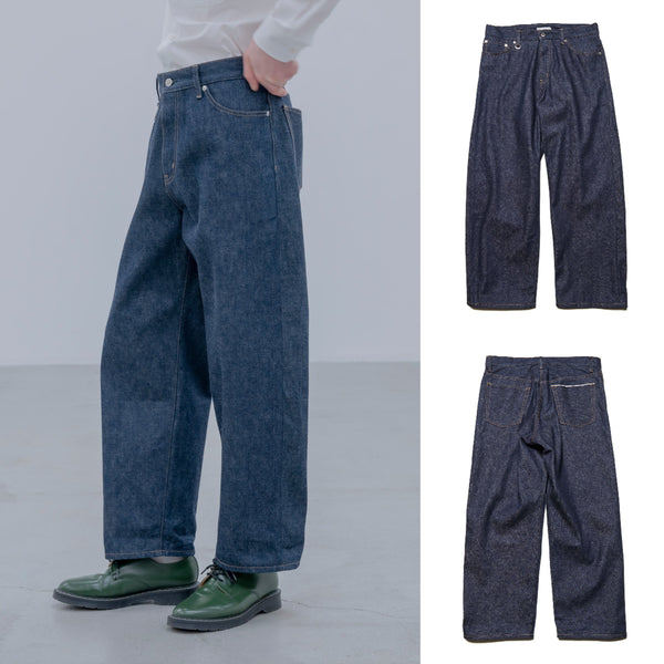 uniform experiment 25A/W RIGID DENIM WIDE-FIT JEANS [ UE-252052 ]